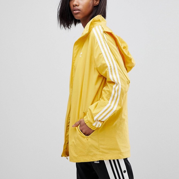 adidas stadium jacket yellow